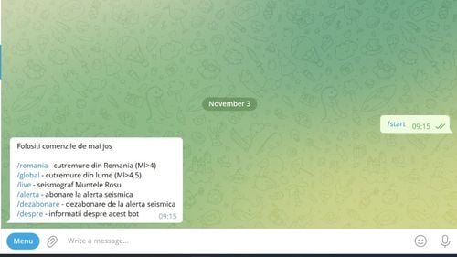 Institutul pentru Fizica Pământului informează cetățenii ÎNAINTE de producerea unui cutremur, prin intermediul unui canal de Telegram