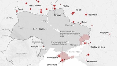 CNN: Ucraina e înconjurată de trupele ruse din trei laturi