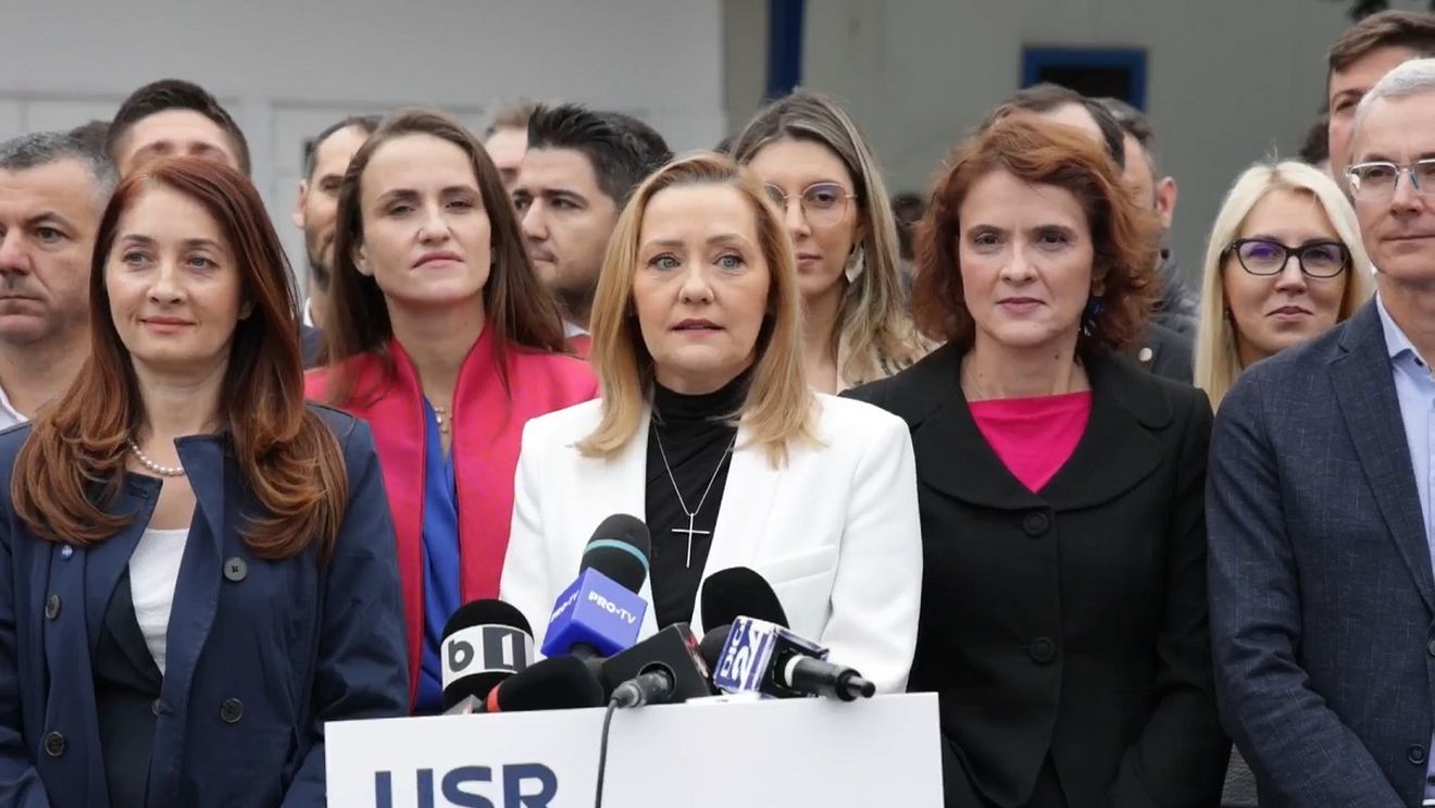 VIDEO Elena Lasconi își depune candidatura pentru alegerile prezidențiale: „În două luni putem să ieșim din această fraudă morală a guvernării socialiste din ultimii 30 de ani” / „Mi-aș dori un guvern PNL-USR-UDMR”