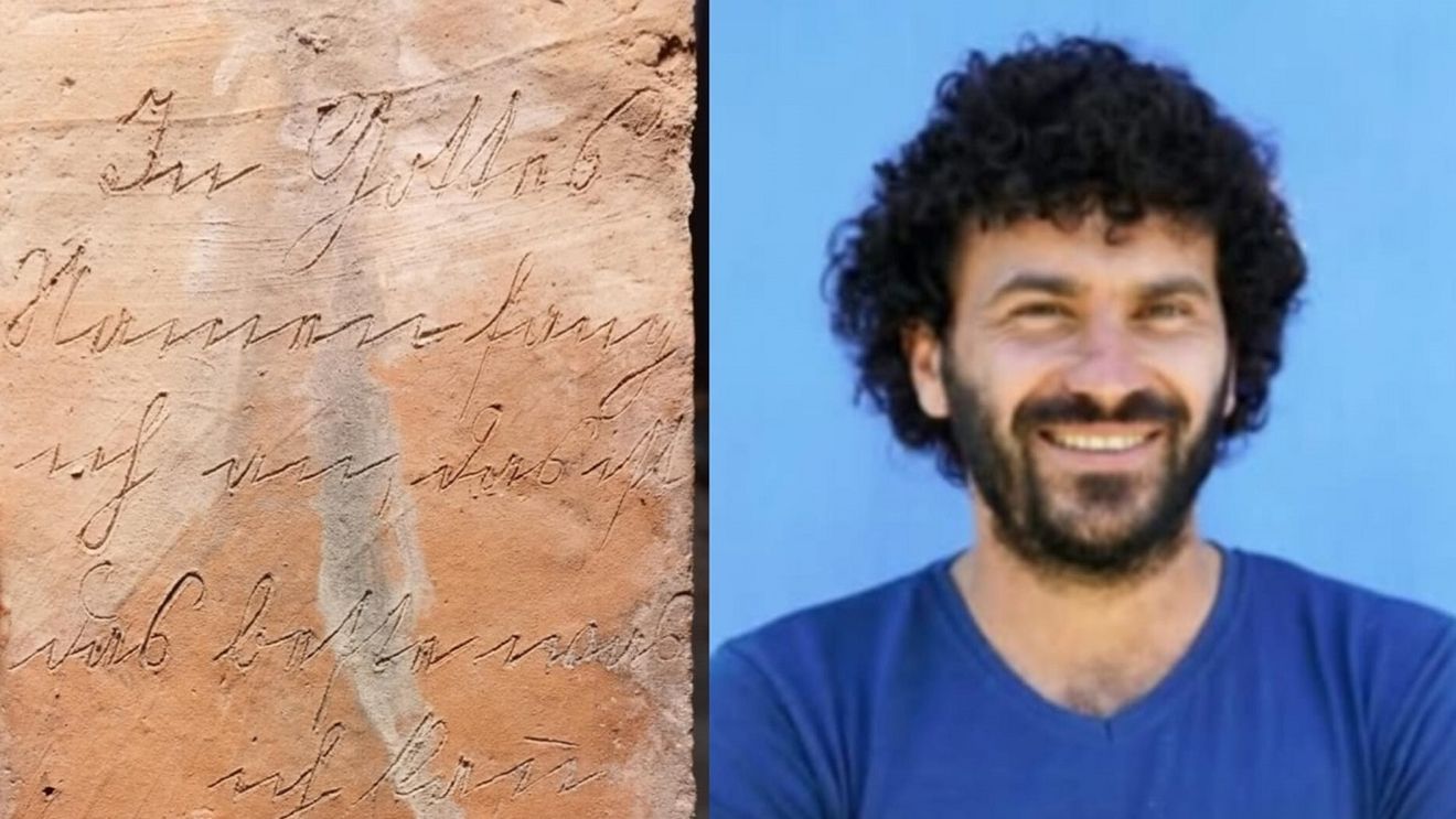 O bucată de țiglă veche de peste 120 de ani, descoperită în județul Sibiu, spune istoria unei familii / Urmașii țiglarilor Bretz trăiesc în Germania