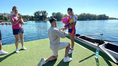 Canotoarea Magdalena Rusu, cerută de soţie la Campionatul Mondial de canotaj de la Belgrad