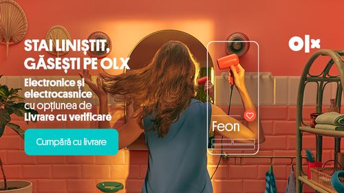 Cauți placa aia de păr cu floricele? Sau poate carcasa de telefon cu dragoni, de care te atașasei? Mai mult, ai nevoie de ele acum? Orice ar fi, stai liniștit, găsești pe OLX, cu opțiunea de verificare a coletului și livrare în toată țara (P)