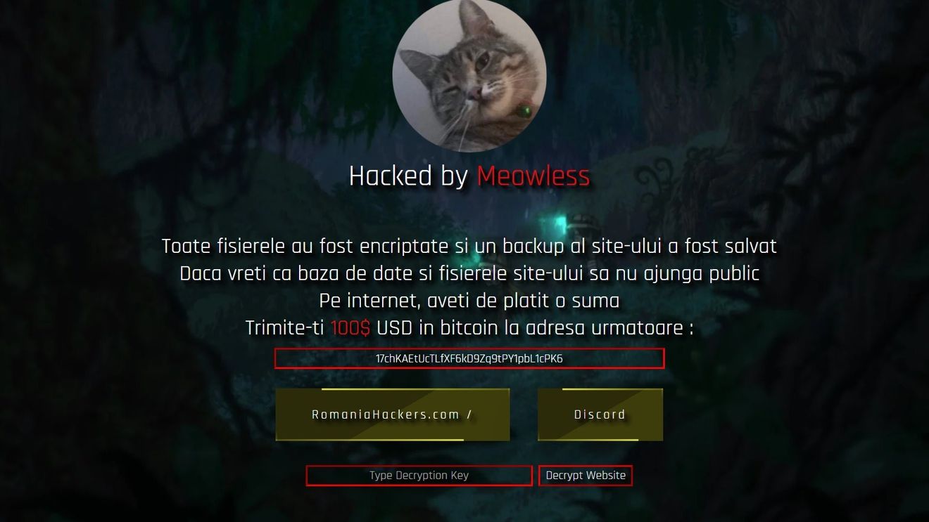 Site-ul Consiliului Județean Cluj a fost spart de hackeri. Aceștia cer 100 de dolari în bitcoin
