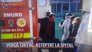 Senatorul Vergil Chițac a fost adus fără izoletă la Spitalul de Boli Infecțioase din Constanța, deși a fost confirmat pozitiv cu coronavirus/ Senatorul nu purta nici măcar mască de protecție, deși personalul medical era echipat regulamentar