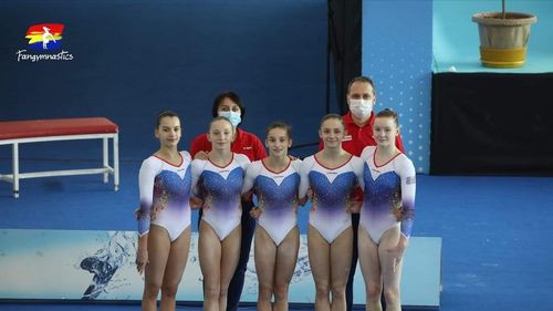 România a câștigat medaliile de aur pe echipe şi la individual compus la Europenele de gimnastică artistică pentru junioare