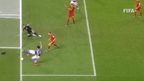 VIDEO FIFA: Mingea nu a depăşit în întregime linia de fund înainte de a fi pasată jucătorului care a înscris golul 2 al Japoniei din meciul cu Spania