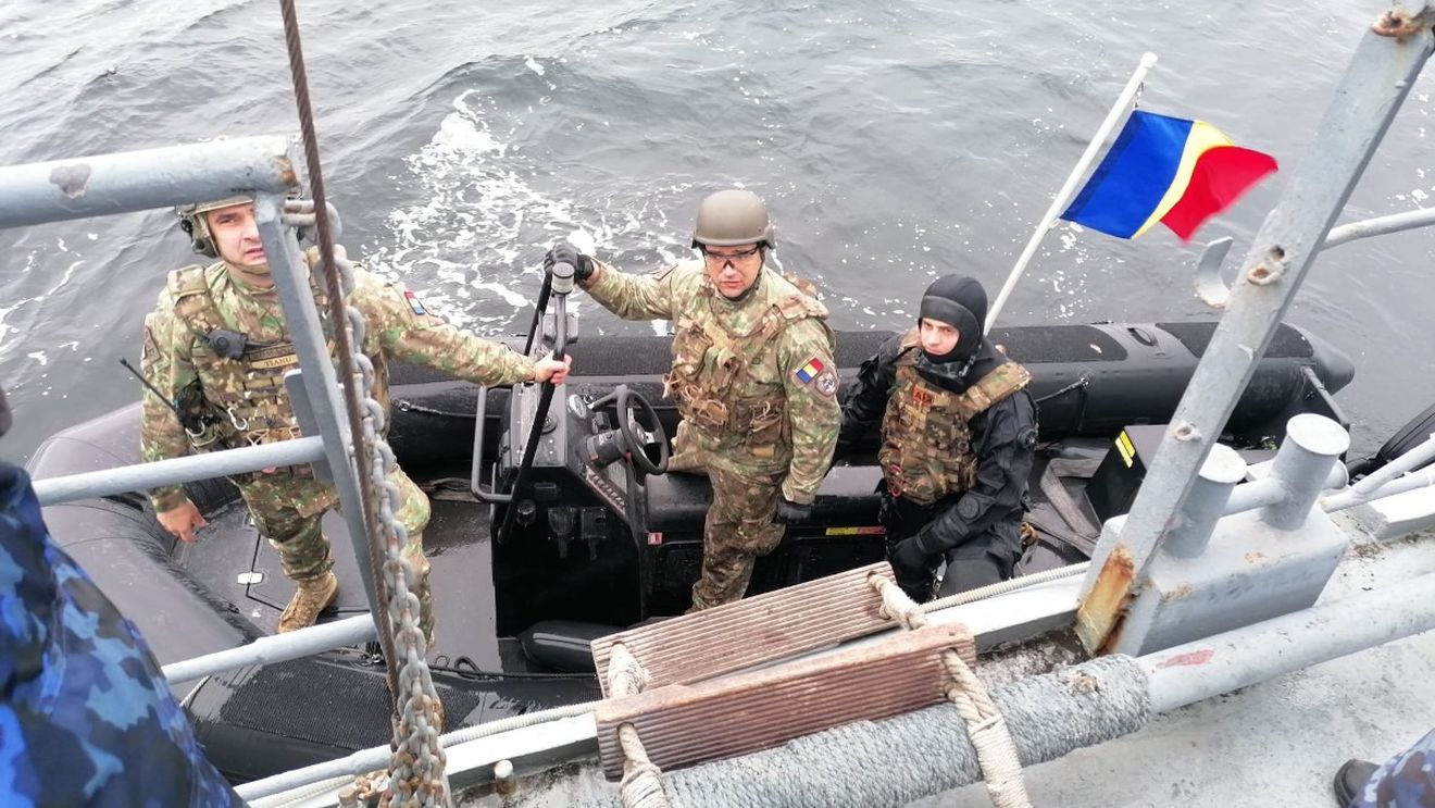 VIDEO Cum se distruge o mină de război pe mare: Am asistat la o simulare, care sunt pașii neutralizării/ România a distrus 5 din cele 69 de mine găsite în Marea Neagră de la izbucnirea războiului din Ucraina