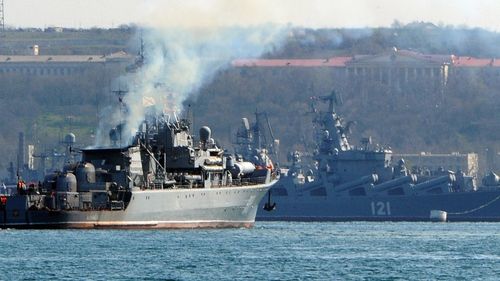 Tweet ironic al guvernului Ucrainei, după scufundarea crucișătorului Moskva: Russian warship, what are you sinking?