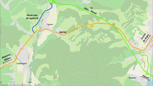 Autostrada Sibiu – Piteşti: CNAIR a scos la licitaţie proiectul tehnic pentru lotul 6, care va face legătura municipiului Râmnicu Vâlcea cu A1