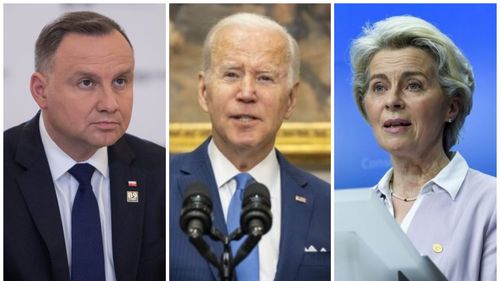 Sondaj: Liderii străini în care ucrainenii au cea mai mare încredere - Andrzej Duda, Joe Biden și Ursula von der Leyen/ Președinta Republicii Moldova, Maia Sandu, pe locul șase