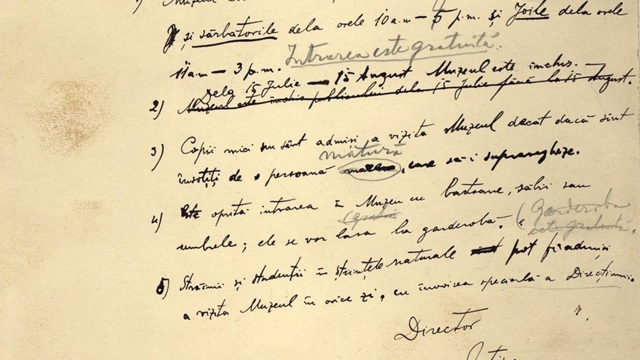FOTO Regulile Muzeului „Grigore Antipa” la deschiderea din 1908: elevii și studenții de la științe ale naturii aveau acces zilnic, cu „învoirea direcțiunii”
