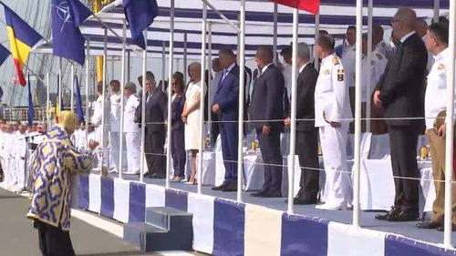 Slujba oficiată de Arhiepiscopul Tomisului la ceremoniile de Ziua Marinei în Portul Constanța, întreruptă de organizatori / IPS Teodosie: Îi compătimesc pe cei care au făcut asta pentru că înaintea lui Dumnezeu vor răspunde