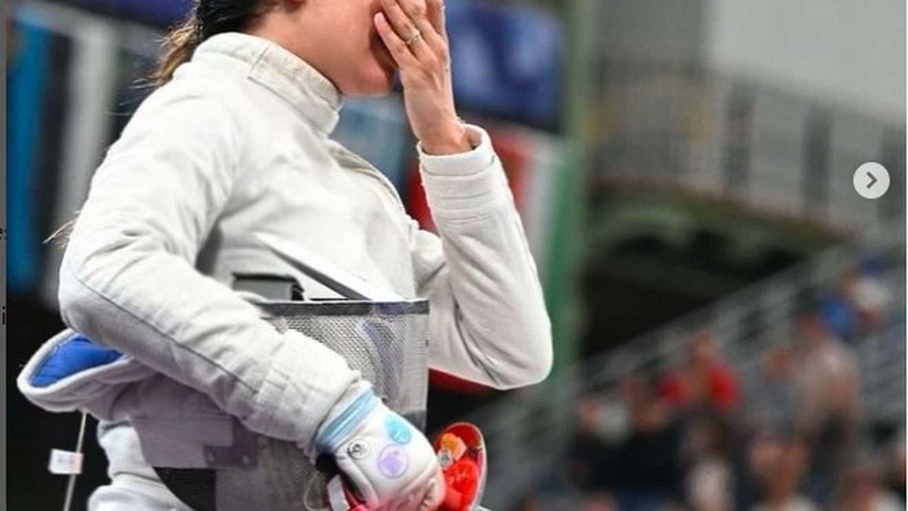 Egipteanca Nada Hafez a dezvăluit că este însărcinată în 7 luni, după înfrângerea din optimi în concursul de scrimă de la Paris: "Pare că sunt două sportive pe pistă, dar de fapt erau trei!"