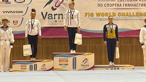 Gimnastică artistică: Ioana Stănciulescu, medalie de bronz la paralele, în Cupa Mondială de la Varna