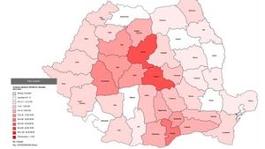 Un copil de un an, cu comorbidități, a murit din cauza rujeolei / Peste 400 de cazuri confirmate în ultima săptămână / Harta îmbolnăvirilor