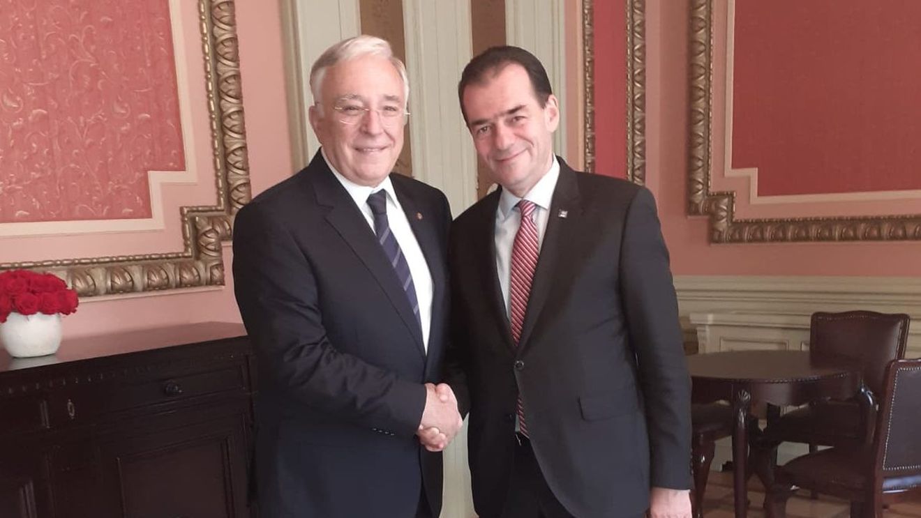 Ludovic Orban s-a întâlnit luni dimineața cu guvernatorul BNR, Mugur Isărescu: Am discutat despre situația economică și evaluările care există la nivelul BNR