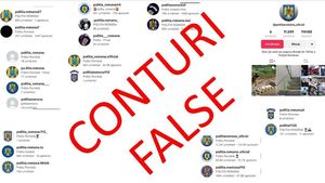 Autoritățile au eliminat peste 160 de conturi TikTok care utilizau ilegal însemnele Poliției Române