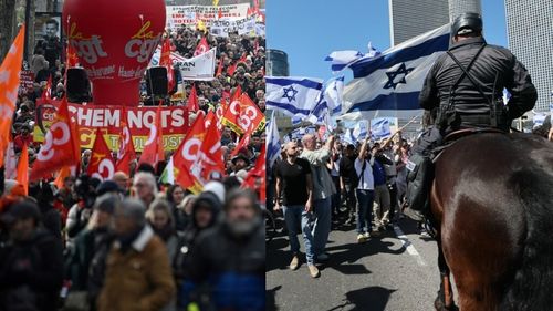 Proteste anti-guvernamentale masive în Franța și Israel – Care sunt asemănările și diferențele