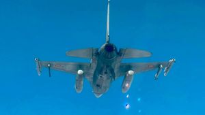 GALERIE FOTO Imagini din timpul misiunii avioanelor F-16 împtriva dronelor / ”Reperat, identificat, angajat și neutralizat!”