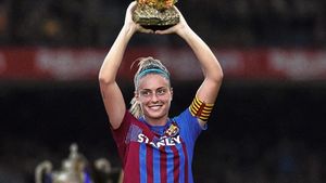 Alexia Putellas, câştigătoare a Balonului de Aur în fotbalul feminin