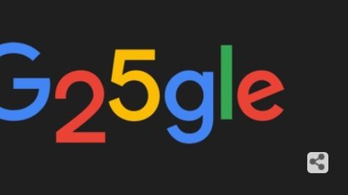 „Doodle”-ul zilei marchează cea de-a 25-a aniversare a popularului motor de căutare Google