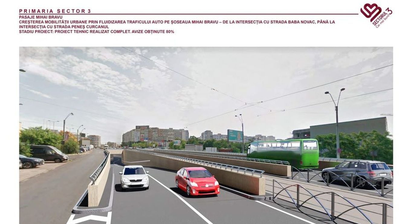 Primarul Negoiță de la Sectorul 3 vrea să facă două pasaje rutiere subterane și un pasaj pietonal în zona bulevardul Mihai Bravu. Ce lucrări vor fi în zonă