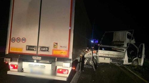 Timiş: Şoferul unui TIR care a produs un accident pe autostrada Deva-Nădlac a fost pus sub control judiciar