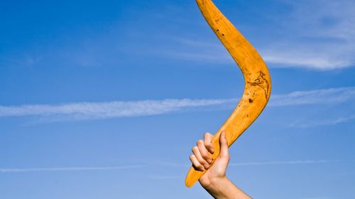 Cel mai vechi bumerang din lume, cu o vechime de aproximativ 30.000 de ani, nu se mai întoarce, de fapt, la cel care l-a aruncat