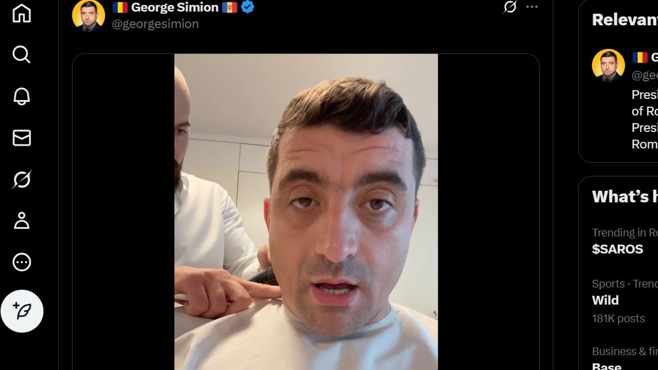 VIDEO George Simion postează în continuare pe X: acuzații de fraudă la vot, atac la G4Media și Pro TV și afirmă că se pregătește un Euromaidan la București, dar susține că a încheiat campania electorală