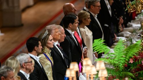 Regele Charles şi Donald Trump s-au lăudat reciproc şi au subliniat relaţia specială în discursurile lor de la banchet. Suveranul britanic a vorbit despre necesitatea de a sprijini Ucraina. Melania Trump, lăudată pentru alegerea vestimentară