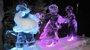 Cel mai mare parc tematic din lume dedicat statuilor de gheaţă a atras un milion de vizitatori
