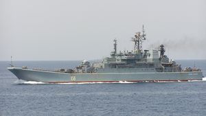 BREAKING Nava de desant rusă Cezar Kunikov a fost lovită și scufundată în Marea Neagră (surse din serviciile ucrainene de informații) / Ucraina confirmă oficial atacul asupra navei
