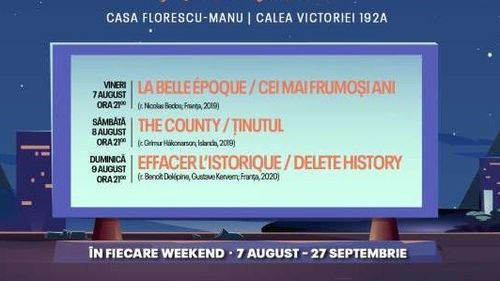 ''Cinema sub clar de lună'' - de vineri în Capitală. Vor fi proiectate filme de la TIFF