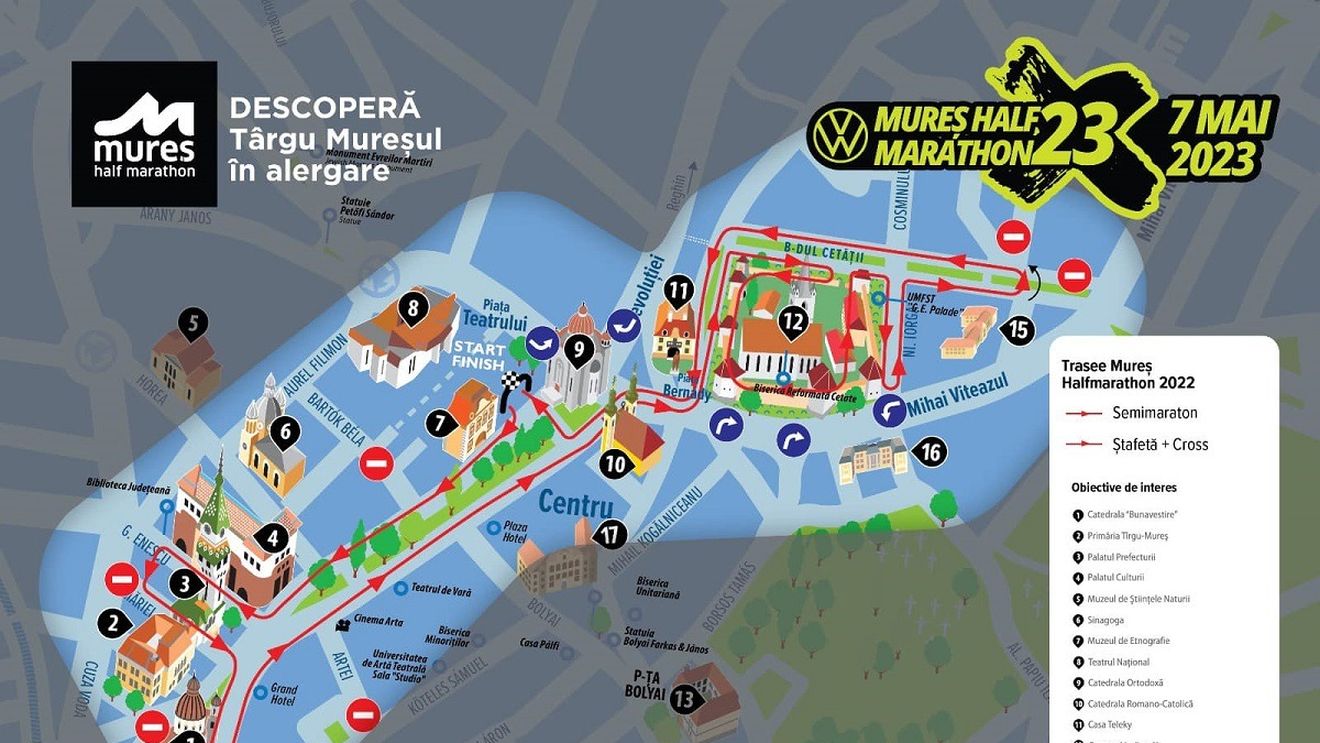 Half Marathon organizat duminică în Târgu Mureș