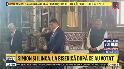 DERAPAJ. Realitatea, campanie pentru George Simion în ziua alegerilor: imagini cu candidatul şi familia la biserică. Ce amendă a luat? - Paginademedia.ro