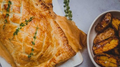 Wellington vegan cu ciuperci și spanac/ O variantă a celebrului mușchi de vită – simplă, vegetariană, bună și pentru post