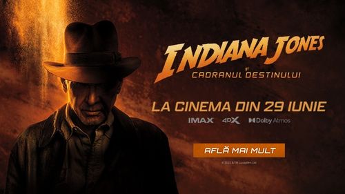 A trecut ceva timp de la “Indiana Jones și căutătorii arcei pierdute”/ În “Indiana Jones și Cadranul Destinului”, talentul lui Harrison Ford și farmecul lui Indy rămân neschimbate/ În cinematografe, din 29 iunie și în formatele IMAX și 4DX (P)