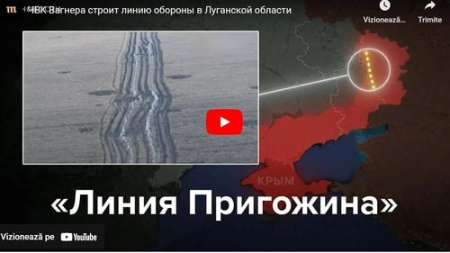 Grupul Wagner anunță construirea unei linii de apărare în regiunea Lugansk / Meduza.io: Astfel de investiții nu se justifică în majoritatea cazurilor. Pot fi străpunse într-o zonă îngustă sau ocolite