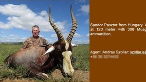 Șeful CJ Bihor, Pasztor Sandor, acuzat că vrea distrugerea aeroportului din Oradea pentru a favoriza aeroportul din Debrecen, se recomandă pe un site de safari din Africa de sud: ”Pasztor Sandor from Hungary”