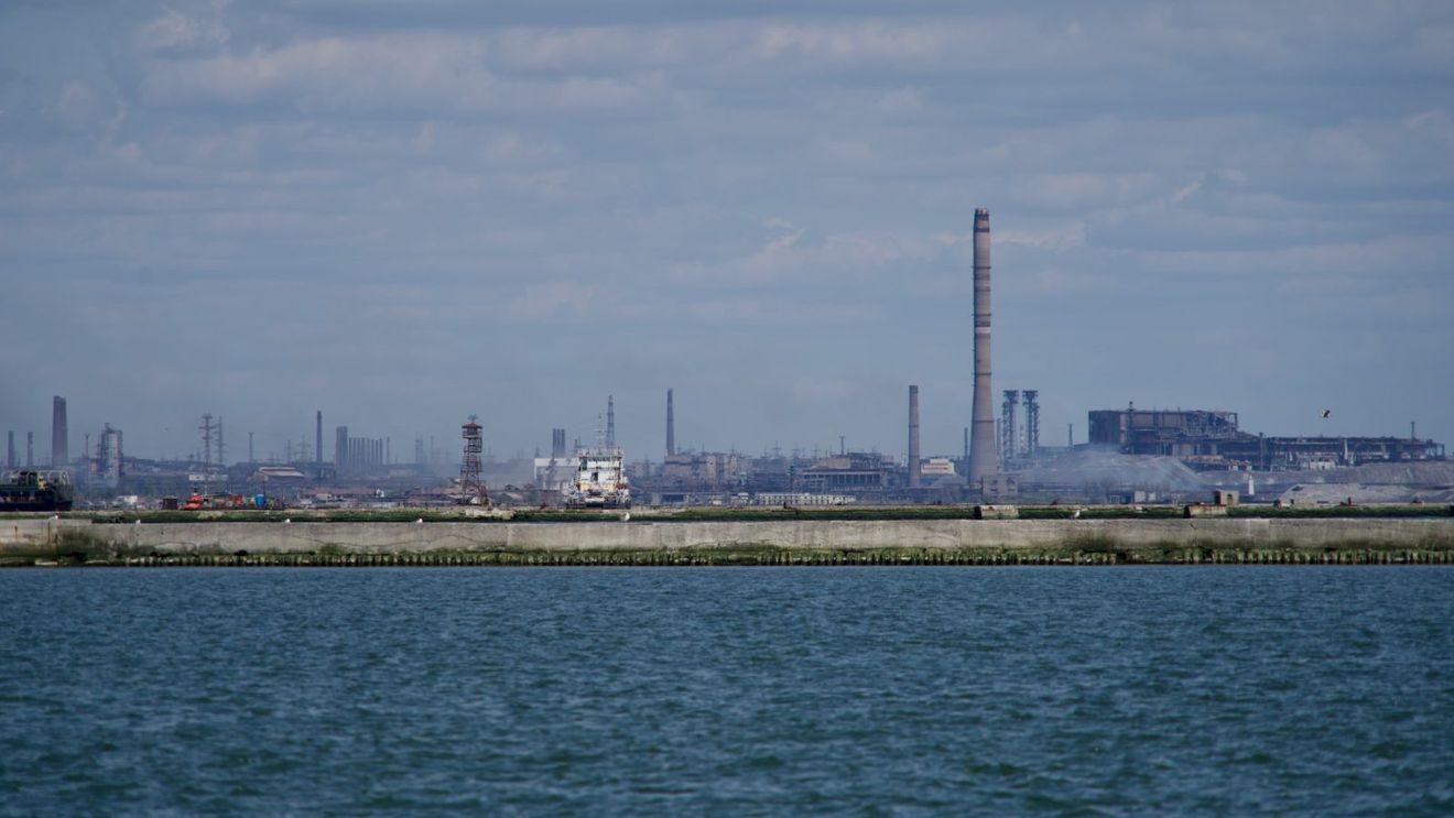 Prima navă cargo, încărcată cu tablă laminată, a părăsit portul din Mariupol cu destinația Rusia