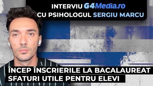 Sfaturi utile de la psihologul Sergiu Marcu pentru elevii care se pregătesc să susțină Bacalaureatul