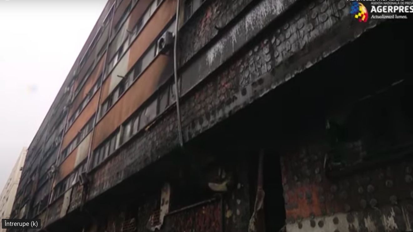 VIDEO Constanța: 150 din totalul de 162 de apartamente, afectate în urma incendiului care a cuprins un imobil cu 5 etaje