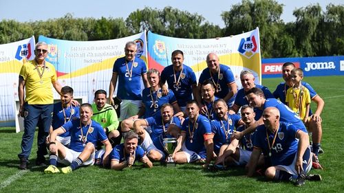 Echipa Parlamentului României a câştigat pentru a patra oară campionatul interparlamentar de fotbal, după ce a învins Italia și Bulgaria