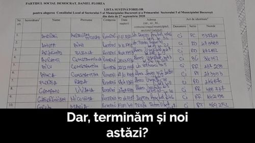 VIDEO Ciolacu, despre acuzaţia că Florea de la sectorul cinci și-ar fi falsificat listele cu semnături: Procuratura trebuie să-şi facă datoria / Toţi cei care au apărut în acel film nu mai fac parte din staff-ul domniei sale