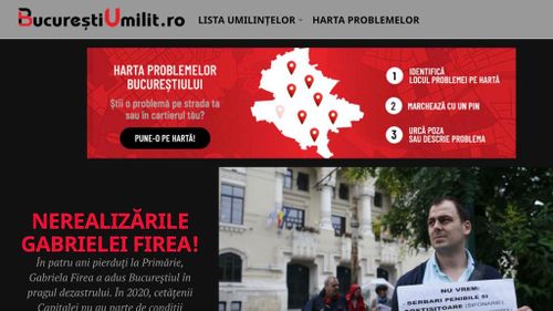 Nicuşor Dan a lansat site-ul bucureştiumilit.ro, unde cetăţenii pot semnala problemele Capitalei