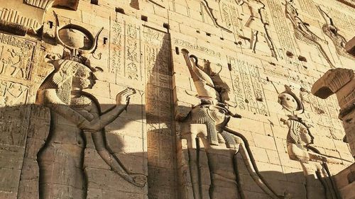 Templul lui Isis, cu o lungime de 19 metri, din oraşul Aswan, a fost restaurat și reabilitat