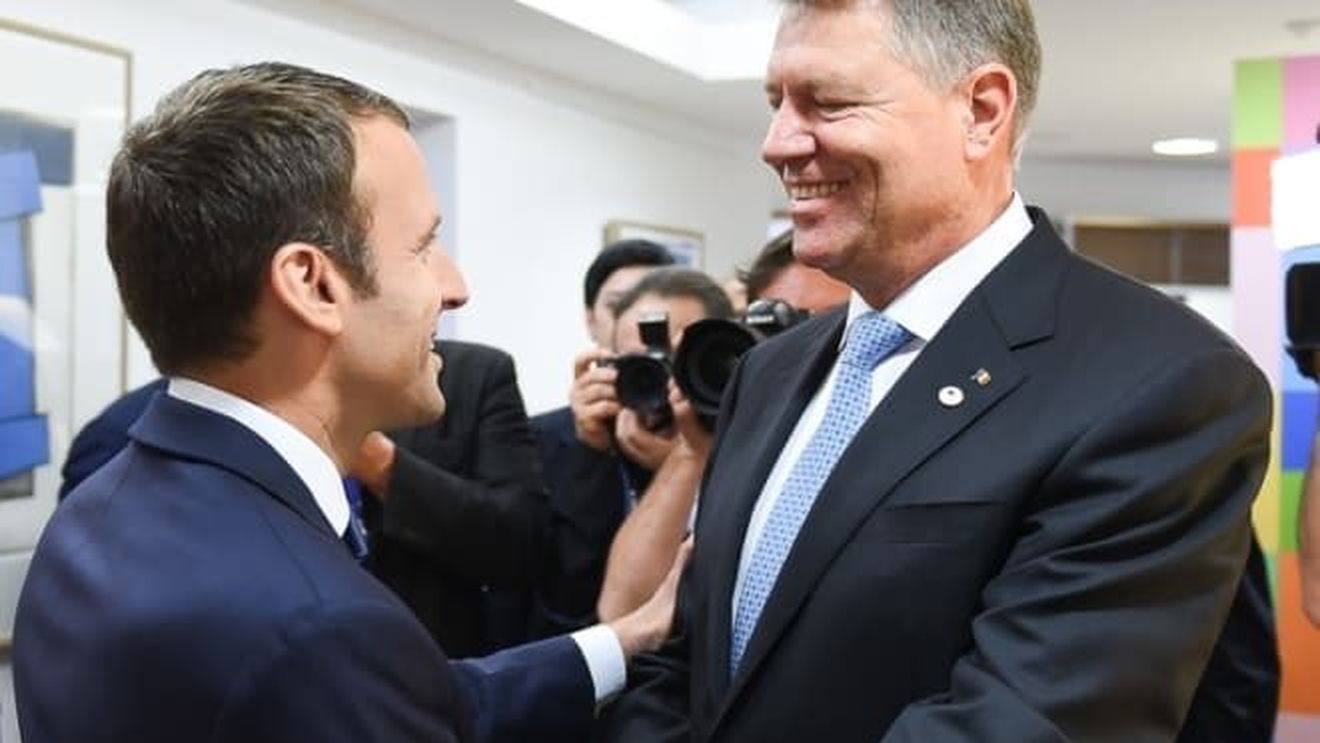 Klaus Iohannis salută anunțul președintelui francez Emmanuel Macron de a trimite trupe în România în cadrul misiunilor NATO