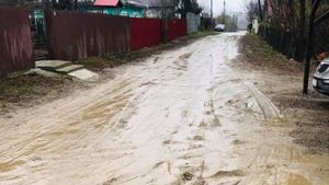 Stradă ca în Evul Mediu în municipiul Botoșani. Localnic: Chiar trebuie să ieșim din case în cizme?