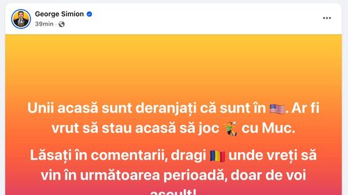 Liderul extremist George Simion, jigniri la adresa lui Nicușor Dan: ”Unii ar fi vrut să stau acasă să joc handbal cu Muc”