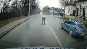 VIDEO Ambulanță oprită în Chișinău pentru a trece o coloană oficială. Reacția șoferului: „Dar sunt cu pacient!”